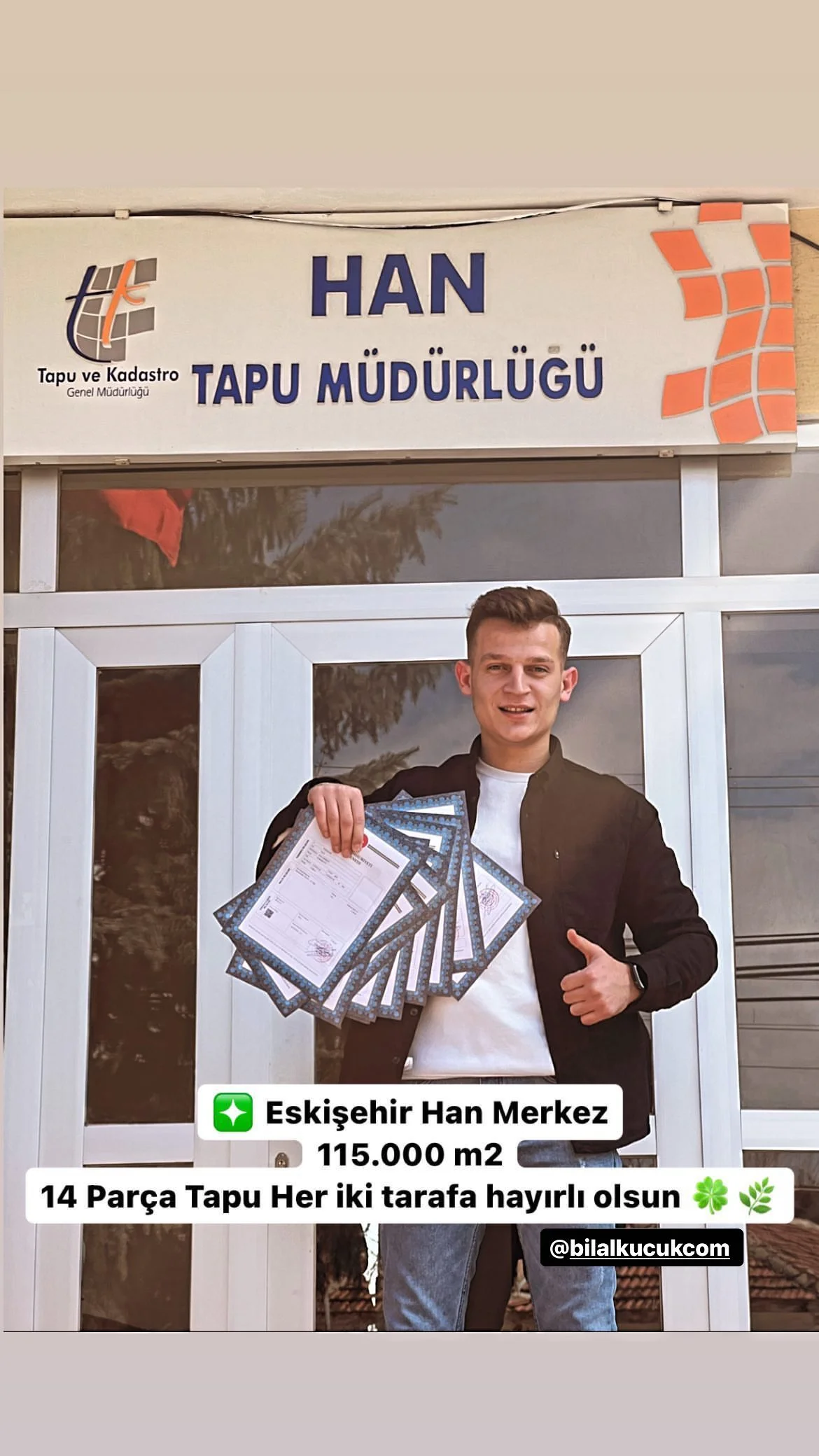 Tapu teslim anı