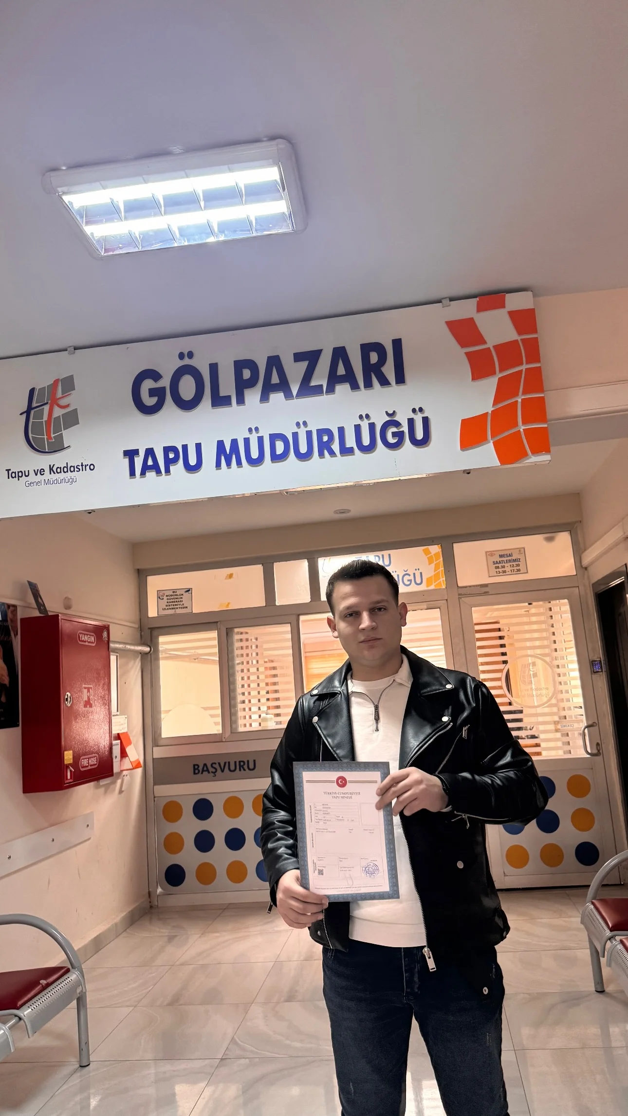 Tapu teslim anı