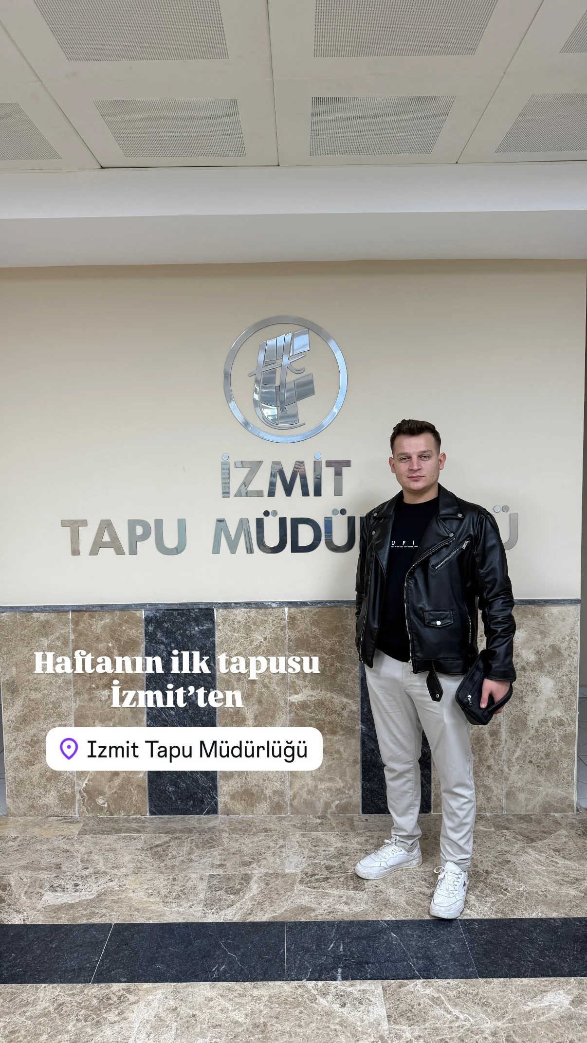 Tapu teslim anı