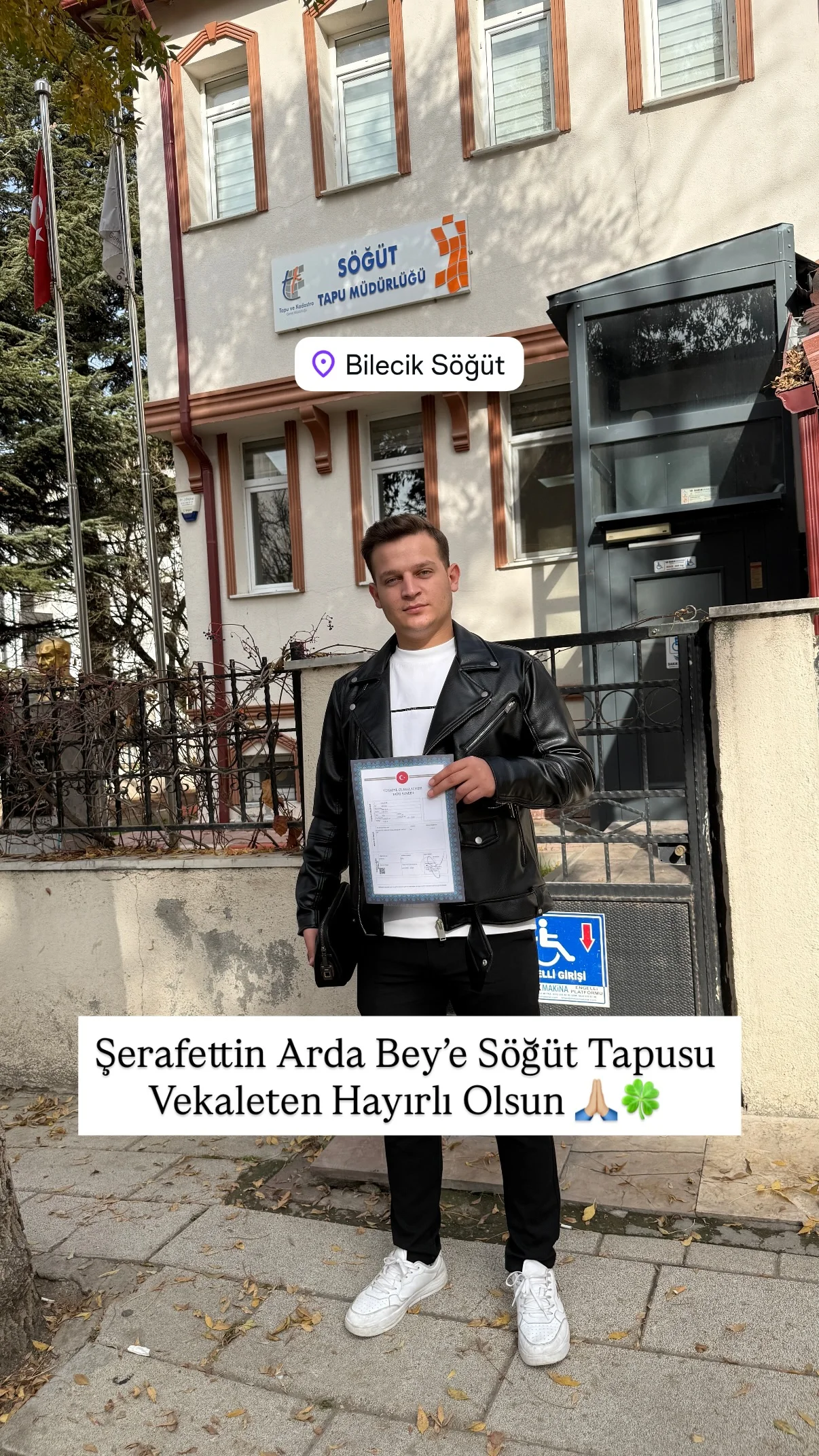 Tapu teslim anı