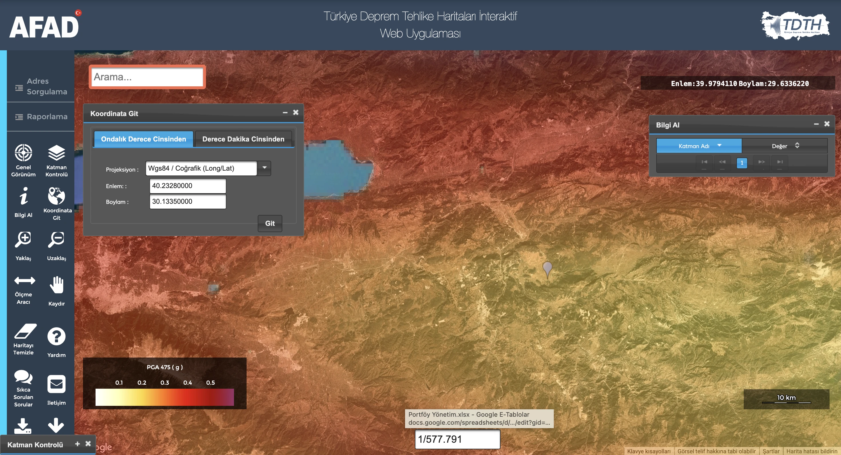 Deprem Haritası Afad